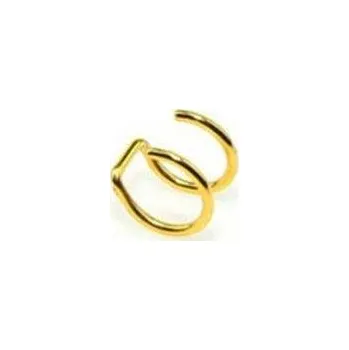 Piercing Falešný piercing do ucha | fake piercing, 5 ks - Zlatý