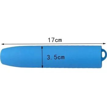 Pánev Vychytávka na vaření | silikonový držák na pánev - modrý válec