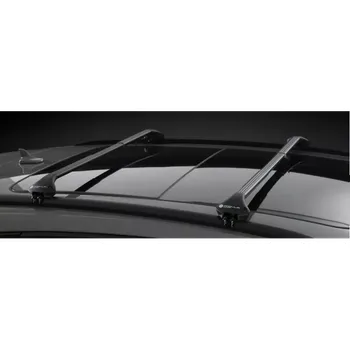 Příčník na automobil Příčníky Modula Oval Bar na integrované hagusy - Alu černé Modula