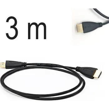 Video kabel HDMI kabel | HDMI 1.4, samec, zlatý konektor - 3 M
