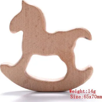 Dřevěná hračka Dřevěné hračky pro děti | dřevěná zvířátka - houpací kůň