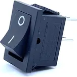 Tracon electric Kolébkový vypínač ON-OFF, 2-poloh. černý, 16A, 250V, 0-I IP 40