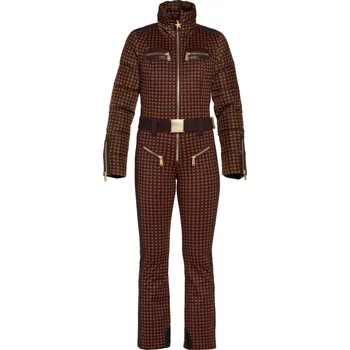 dívčí zimní kombinéza Goldbergh Starstruck Ski Suit Dark Brown