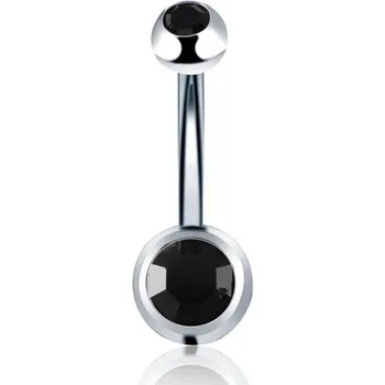 Piercing Piercing do pupíku | náušnice do pupíku - černý