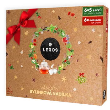 Leros Vánoční bylinková nadílka hnědá 30 sáčků Čaj Leros Vánoční bylinková nadílka hnědá 30 sáčků
