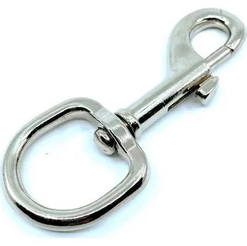 EU SELECT Karabina na klíče s oválnou hlavou poniklovaná 16x84mm 16x84mm