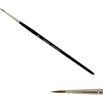 Štětec č.2 - kulatý, špičatý - přírodní