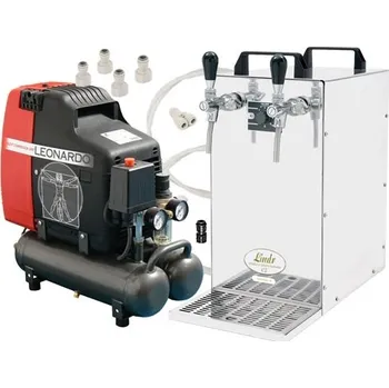 Chladicí zařízení na pivo Lindr KONTAKT 70 Green Line sestava s kompresorem LEONARDO