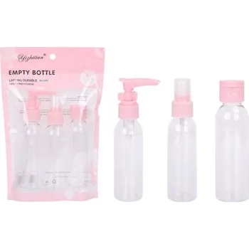 Dávkovač mýdla 3x Cestovní lahvička, rozprašovač a dávkovač - 60 ml