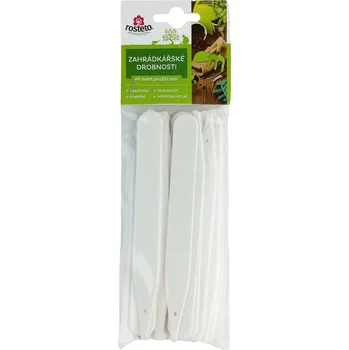 Zavařovací pomůcka Jmenovka zapich Rosteto L 6 bílá 15x1,7 cm (sada 15ks) rovná