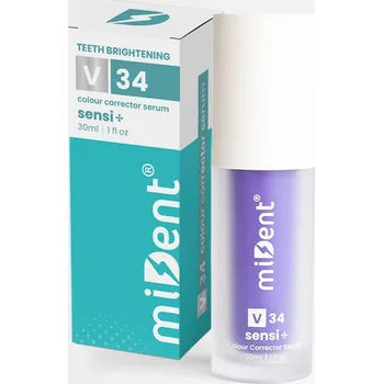 Přípravek na bělení zubů miDent V34 Sensi+ bělící korektor 30 ml