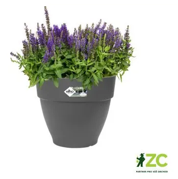 Obal na květináč Květináč Vibia Campana Round - antracit 47 cm