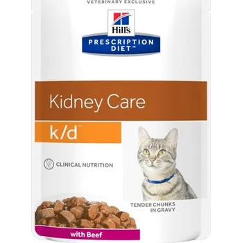 Krmivo pro kočku Hill's Prescription Diet Feline K/D kapsička Beef 85 g