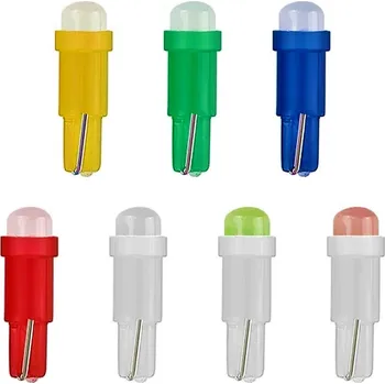 Autožárovka LED červená, T5/12V/1,2W, sada 2ks (Osvětlení přístrojové desky LED, T5/12V/1,2W, sada 2ks)