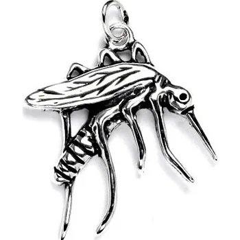 Přívěsek Stříbrný přívěsek komár - P984 (Stříbrný komár)