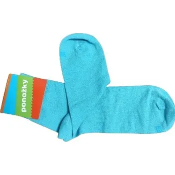 Pánské ponožky FX-HIGH jednobarevné bavlněné ponožky FUXY 43-46 tyrkysová