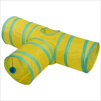 Hračka pro kočku Tunel pro kočky s míčkem | skládací prolézačka pro kočky - 25