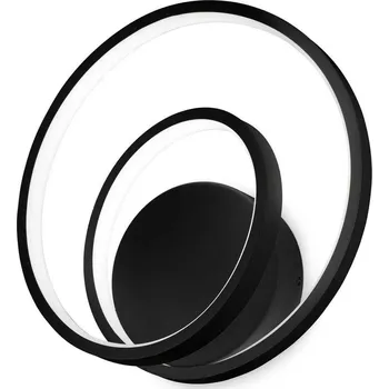 Nástěnné svítidlo LED Nástěnné svítidlo Ideal Lux OZ AP NERO 269399 30W 3000lm 3000K IP20 29cm černé