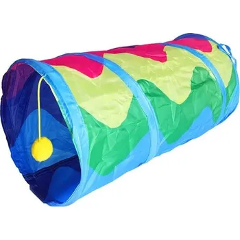 Hračka pro kočku Tunel pro kočky s míčkem | skládací prolézačka pro kočky - 64