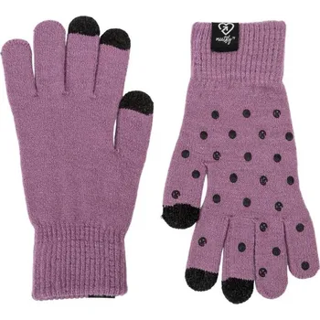 pletené rukavice Meatfly Boyd Gloves 24/25 Purple Dots UNIVERZAL