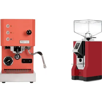 Kávovar Profitec GO, red + Eureka Mignon Bravo, CR ferrari red