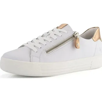 Dámské tenisky Remonte bílé sneakers tenisky s metalickými prvky a postranním zipem D0903-81 - 38 | P681703