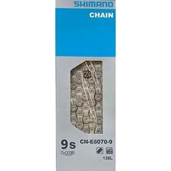 Řetěz na kolo SHIMANO řetěz CN-E6070-9 pro E-BIKE 9 rychl 126 čl,DOPRAVA OD 79,-KČ