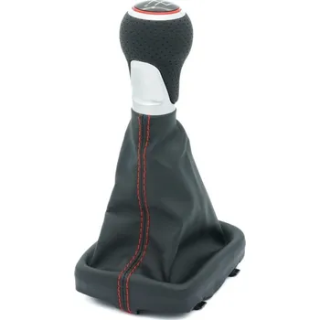 Řadicí páka s manžetou AUDI A3 (8P1) 5-rychl červená nit