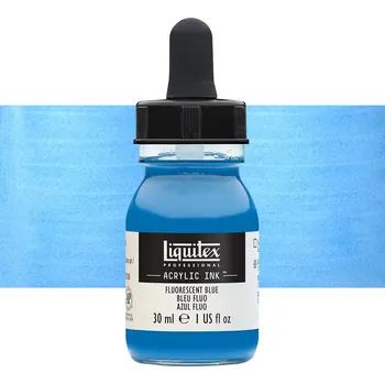 Akrylový inkoust Liquitex 30ml - Fluorescent Blue