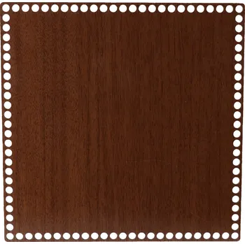 Dřevěné dno/víko na košík - čtverec ořech Zvolte variantu: 10x10 cm