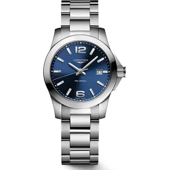 Hodinky Longines Conquest L3.376.4.96.6 + prodloužená záruka 5 let + 5 let na výměnu baterie zdarma + možnost výměny do 90 dní