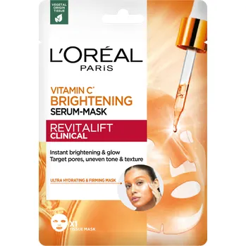 Pleťová maska Loréal Paris Revitalift Clinical rozjasňující pleťová maska s vitaminem C 26 g
