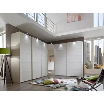 Šatní skříň WESTSIDE alpská bílá