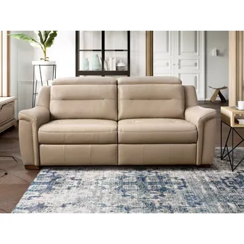 Pohovka Kožená pohovka MOLSA s rozkládáním pro spaní