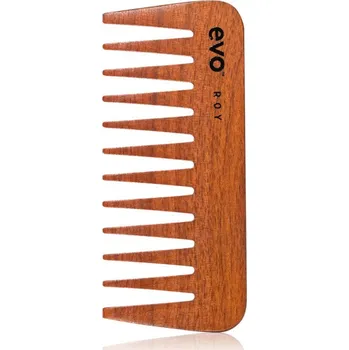 hřeben EVO Roy Detangling Comb hřeben na vlasy ze dřeva 1 ks