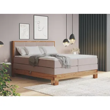 Postel Postel boxspring s úložným prostorem MAESTRO 2 dub masiv plocha spaní 180x200