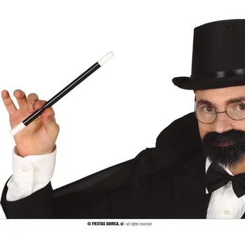 Karnevalový doplněk Fiestas Guirca Kouzelnická hůlka černá