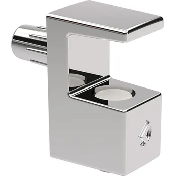 Nábytkové kování Italiana ferramenta Držák skleněné police GRACE 5-6 mm / Lesklý chrom - 10ks