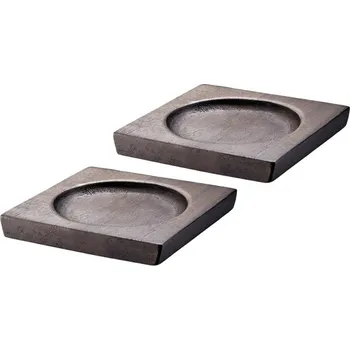 Sklenice Tácek pod sklenice MIRA, malý, 2 kusy - GEFU Podložky pod sklenice a mlýnky MIRA 2 ks - GEFU