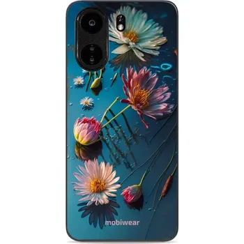 Pouzdro na mobilní telefon Lesklý kryt Mobiwear Glossy - Xiaomi Poco C65 - G013G Květy na hladině (Prémiové lesklé pouzdro, obal, kryt Mobiwear Glossy na mobil Xiaomi Poco C65 - G013G Květy na hladině, materiál Plast + TPU silikon - krytí po všech stranách, neošoupatelný potisk,)