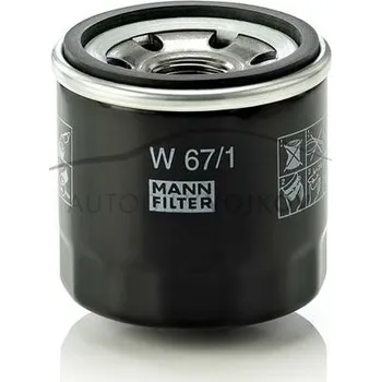 Filtr do auta Olejový filtr MANN Hyundai Atos 1.0 i