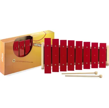 Perkuse Stagg META-J8 RD, metalofon, 8 červených kamenů