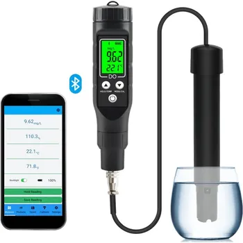 Hütermann Přenosný oxymetr - měřič rozpuštěného kyslíku s Bluetooth B-9100..