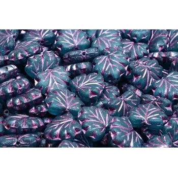 Korálek Korálky lístek č.1490 (13x11mm)