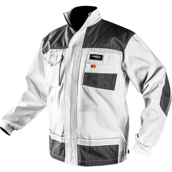 Pracovní oblečení NEO TOOLS Panská pracovní bunda bílá Velikost LD/54 5902062018151_122