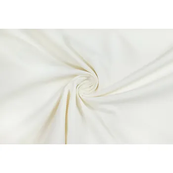 Bavlněná strečová tkanina smetanová