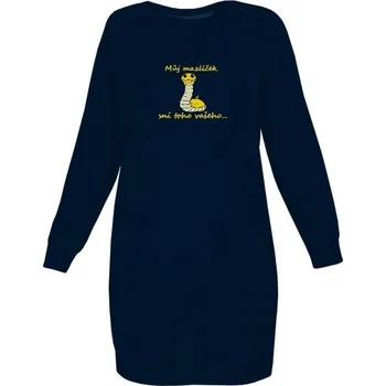 Dámská mikina Mikinové šaty Organic s potiskem Mikinové šaty Organic "Můj mazlíček had" dámské