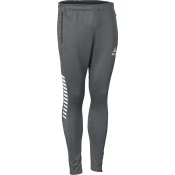Pánská móda Sportovní tepláky Select Training pants slim fit Monaco šedo bílá Velikost: XS