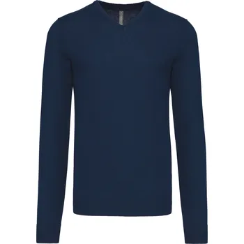 pracovní mikina Kariban Svetr K965 s výstřihem do V, pánský COT20K96500305-navy 2XL Navy