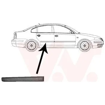 Autodíl Ozdobná / ochranná lišta, dveře VAN WEZEL 5836426